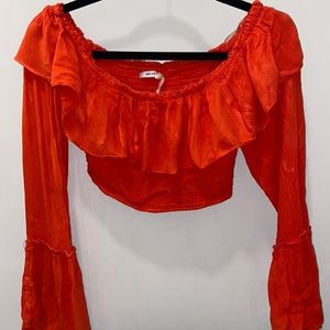 Urban Outfitters Ruffle Crop Top